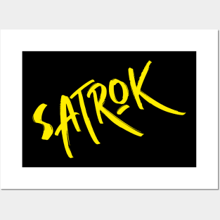 Satrok Brand (Yellow) Posters and Art